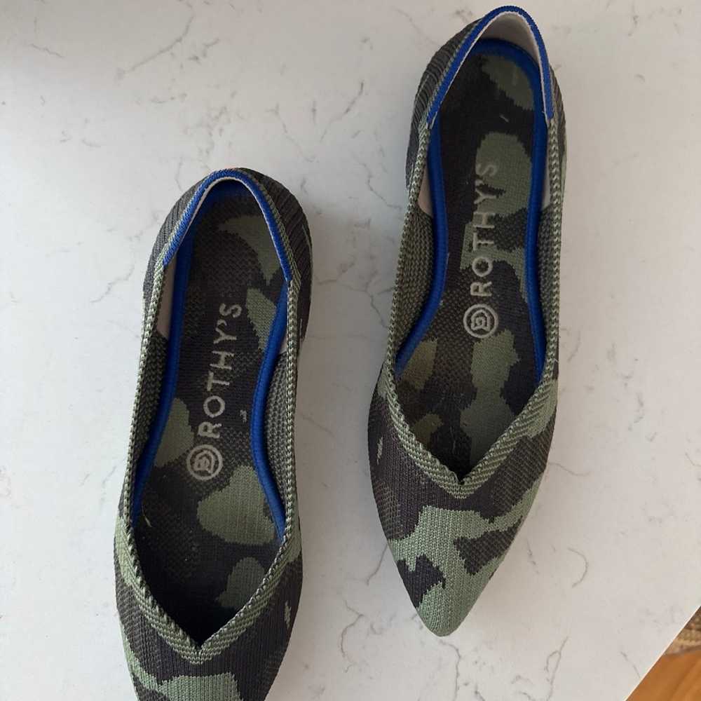 Like New Camo Rothy’s Size 8 - image 3