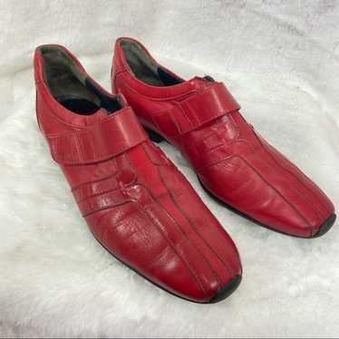 Paul Green Munchen red leather shoe. Siz