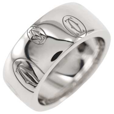 Cartier Happy Birthday 8.5 size ring large K18 wh… - image 1