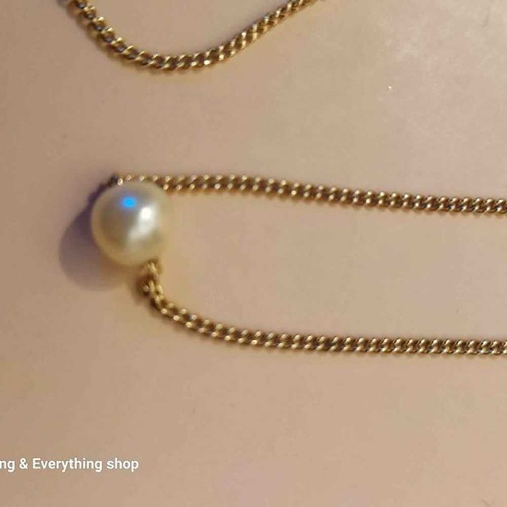 Vintage Avon SIngle Pearl Necklace - image 5