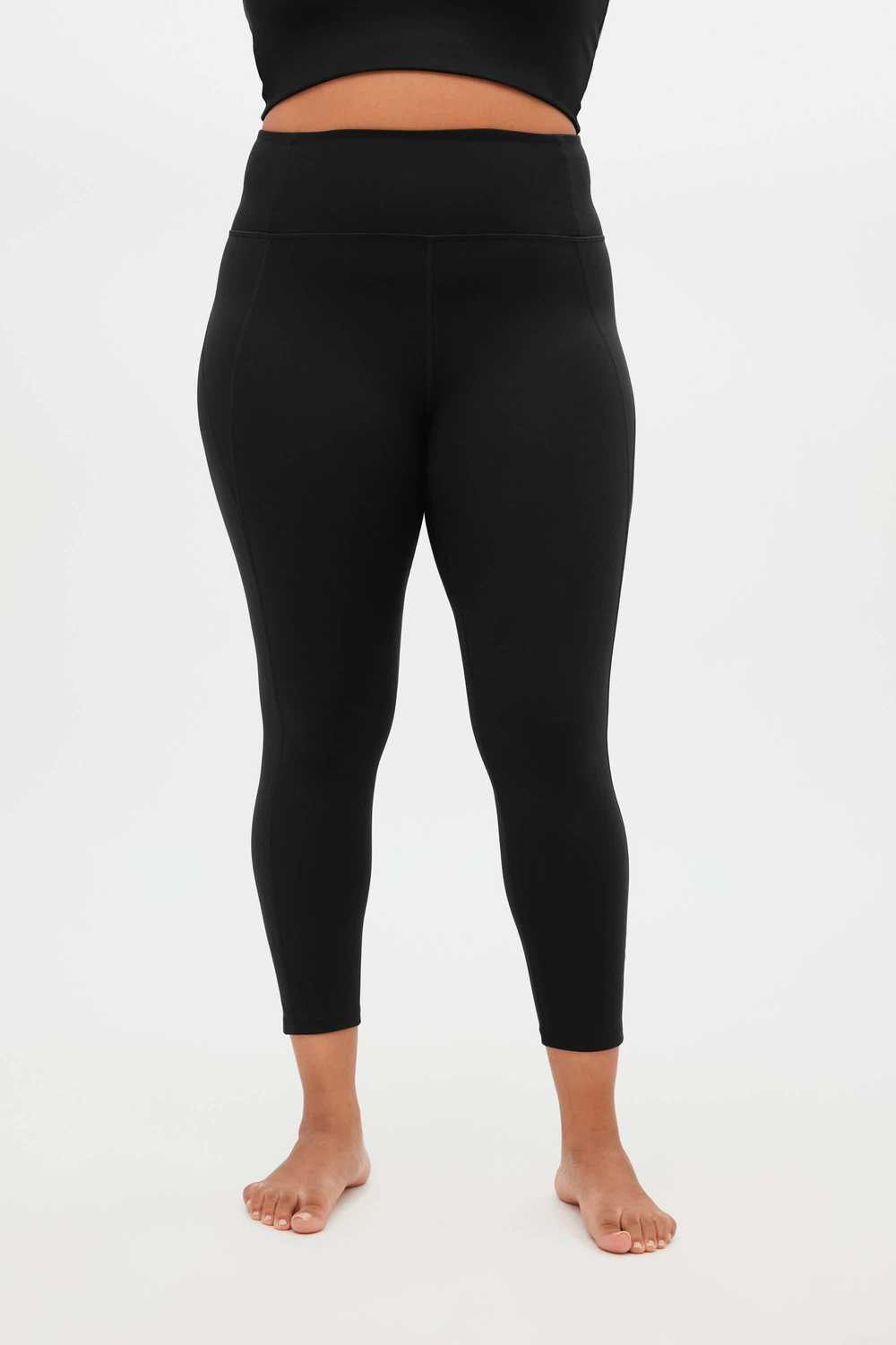 Girlfriend Collective Black Compressive High-Rise… - image 2