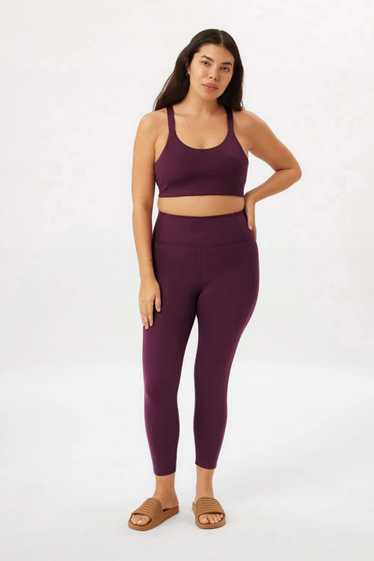 Girlfriend Collective Plum Compressive High-Rise L