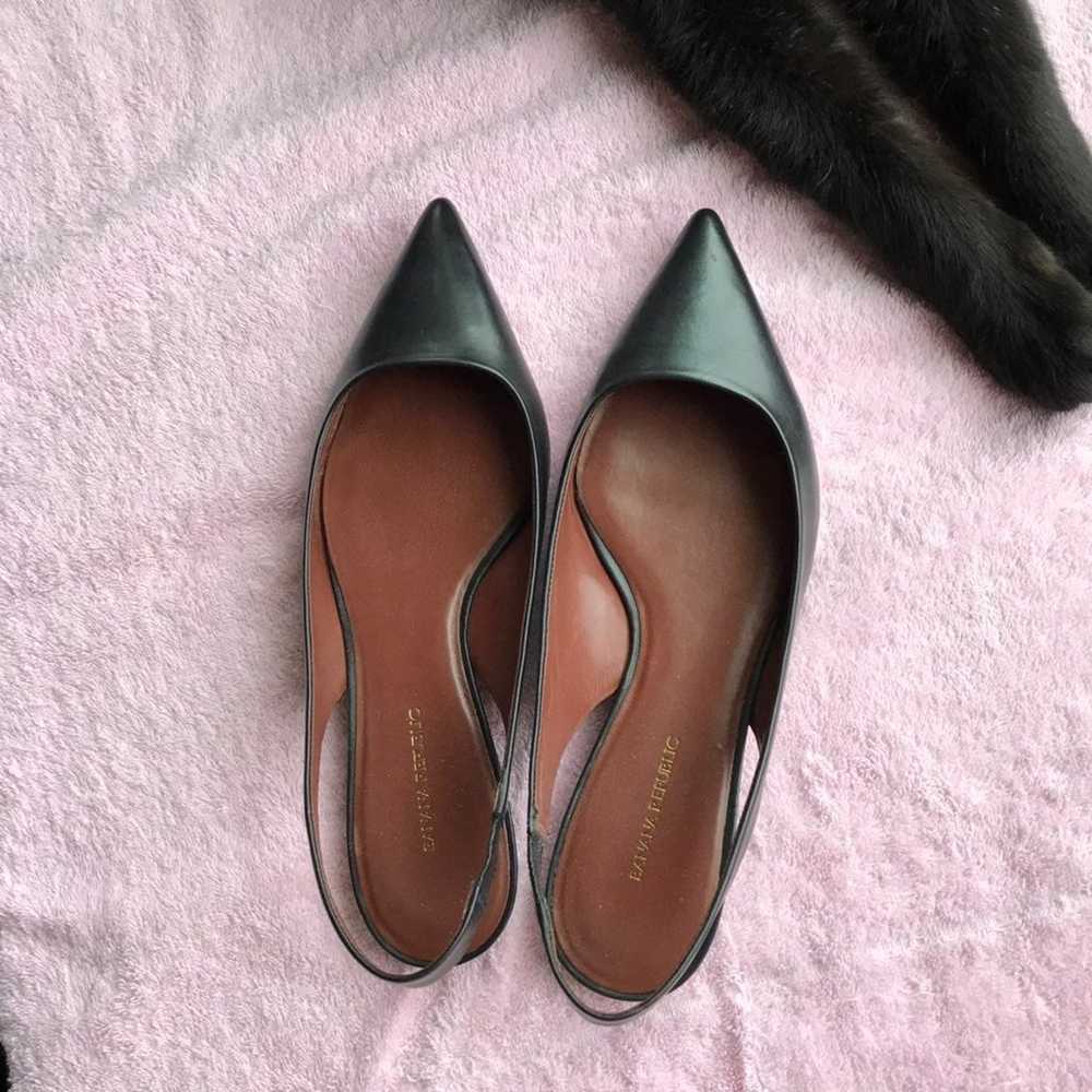 Banana Republic Black Slingback Flats - image 2