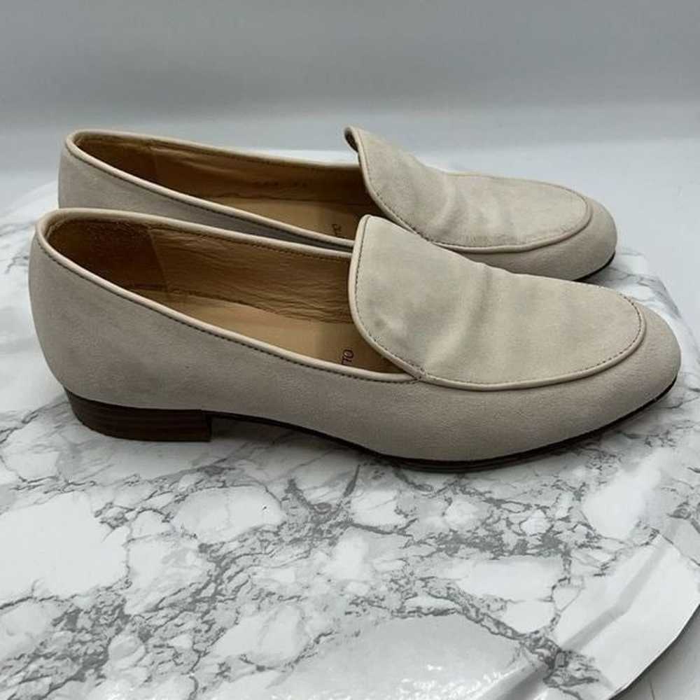 L’IDEA Nude Suede Loafer Italian Made-36, US 6 - image 2