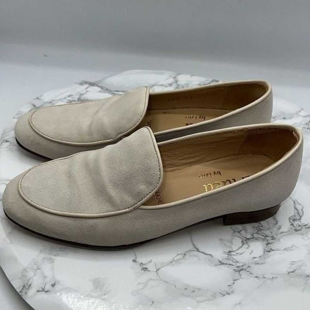 L’IDEA Nude Suede Loafer Italian Made-36, US 6 - image 4