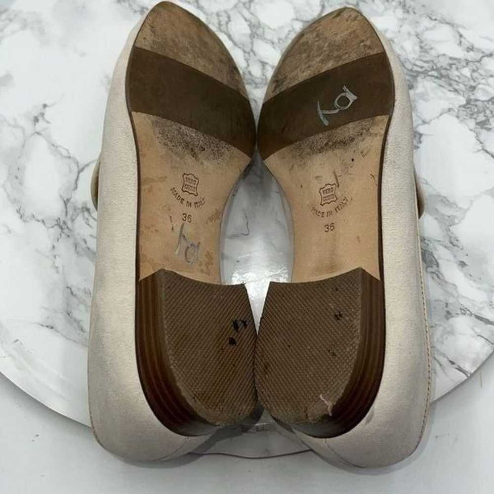 L’IDEA Nude Suede Loafer Italian Made-36, US 6 - image 9