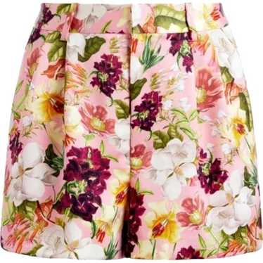 Alice + Olivia ALICE + OLIVIA Floral Rose Pleated 