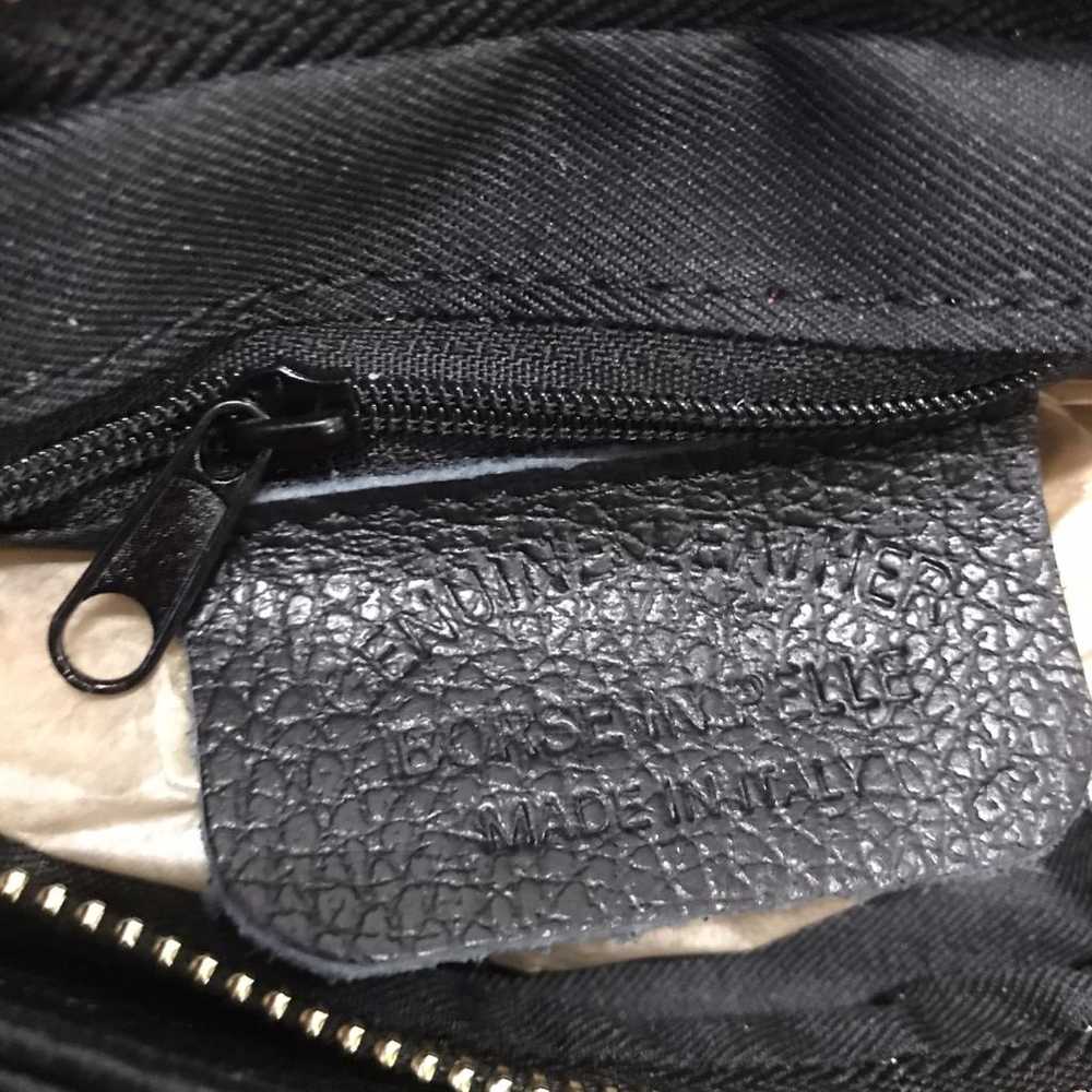 Non Signé / Unsigned Leather handbag - image 2