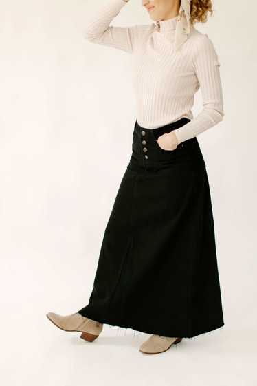 The Main Street Exchange 'Haven' Long Denim Skirt… - image 1