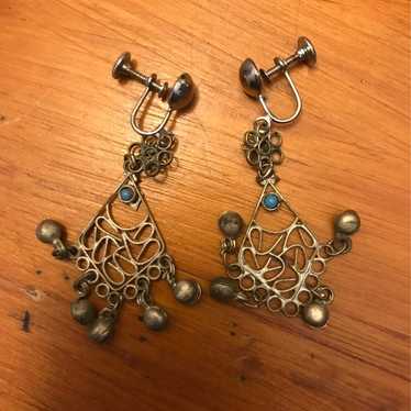 Vintage clip on Earrings - image 1