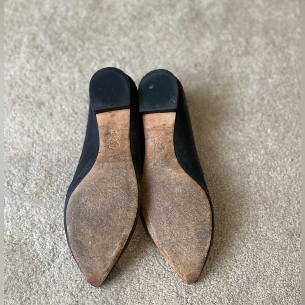 TORY BURCH BLACK LEATHER
BALLET FLATS - image 3