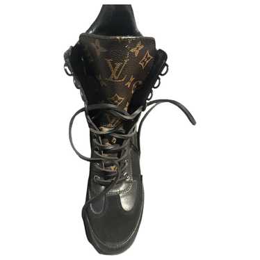 Louis Vuitton Lauréate leather boots