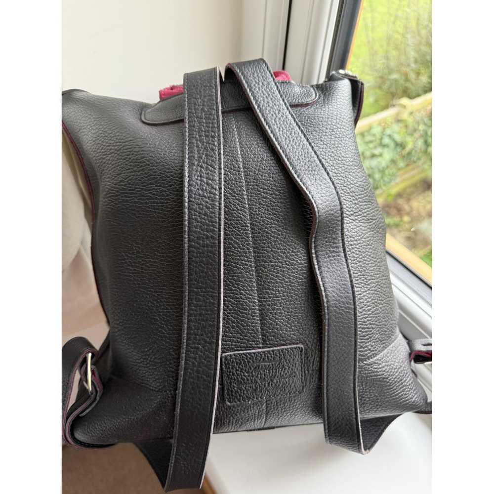 Non Signé / Unsigned Leather backpack - image 8