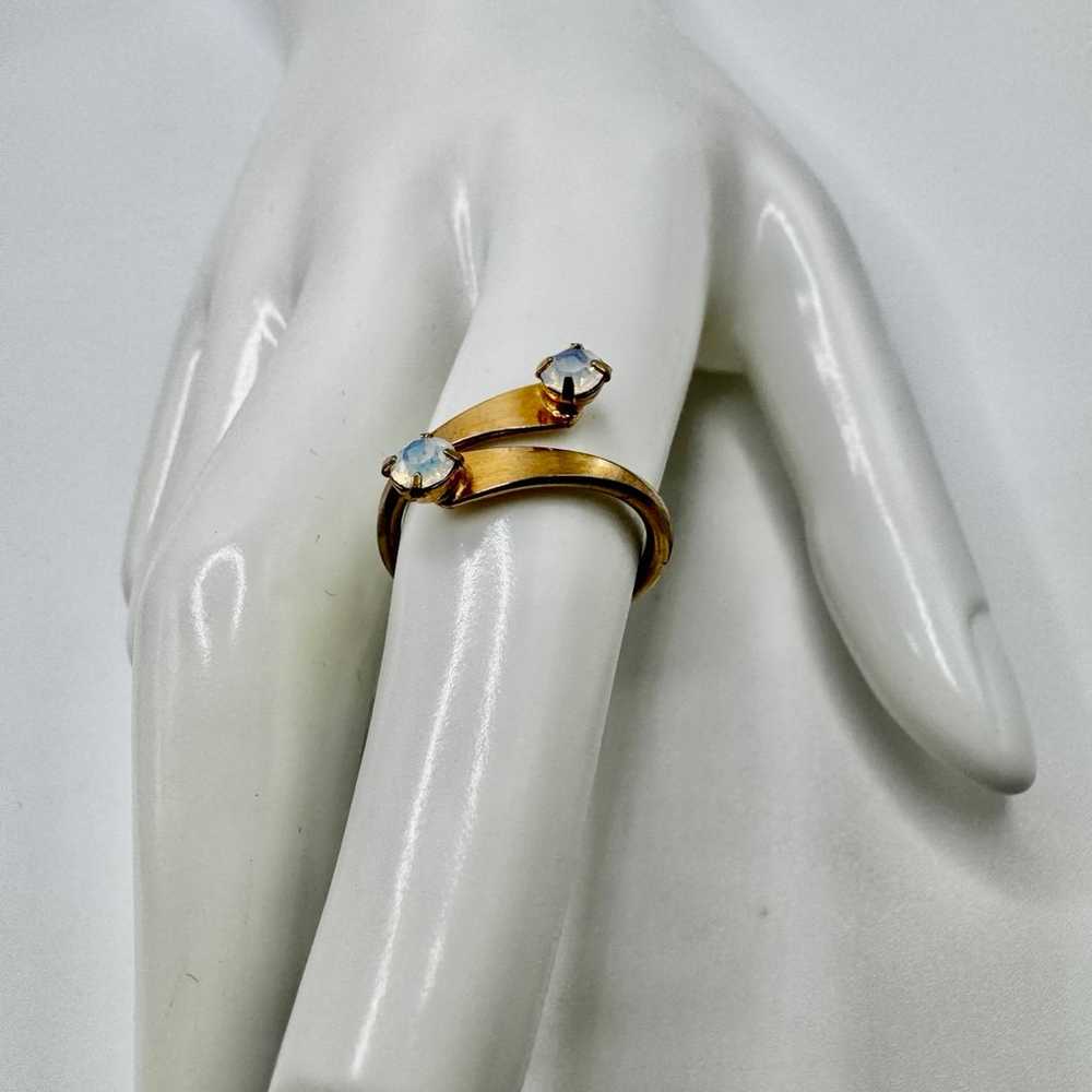 Lot of 3 Adjustable Gold Tone Rings - image 3