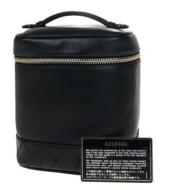 Chanel Bicolore Black Leather Handbag (Pre-Owned) - image 1