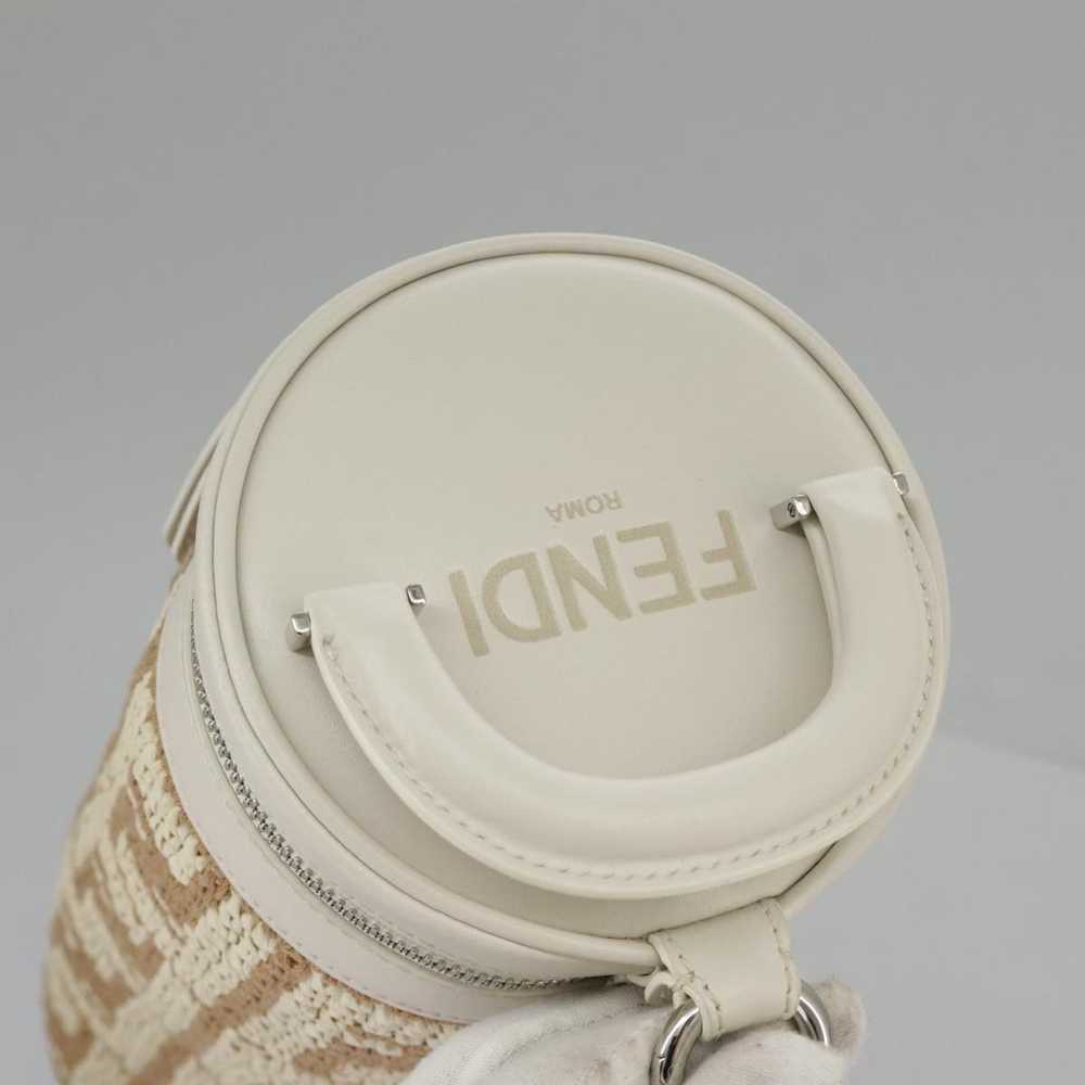 Fendi Zucca Beige Canvas Shoulder Bag (Pre-Owned) - image 6