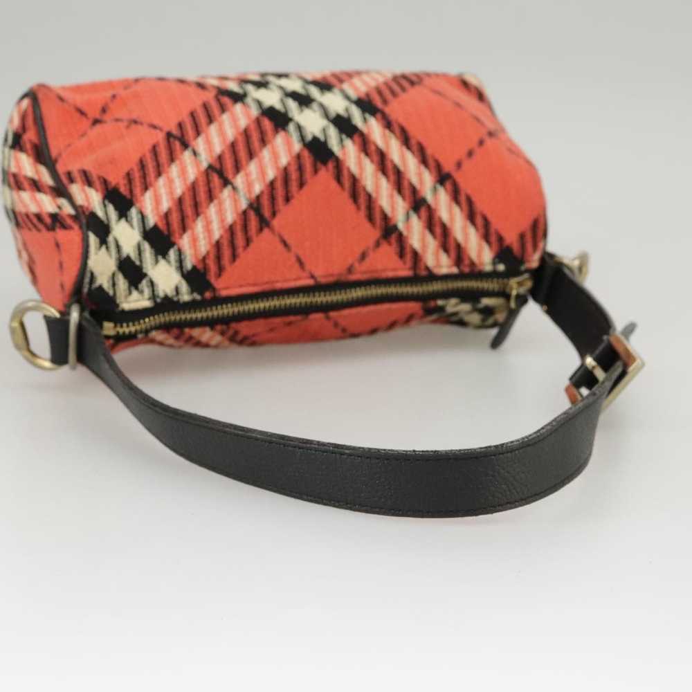 Burberry Nova Check Red Canvas Handbag (Pre-Owned) - image 5