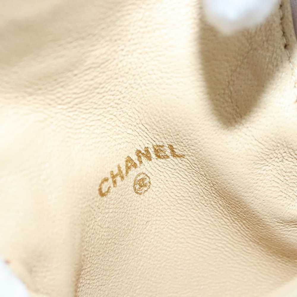 Chanel Coco Mark Beige Leather Wallet (Pre-Owned) - image 11