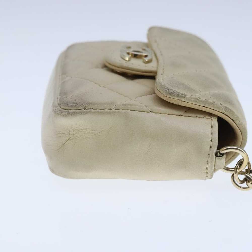 Chanel Coco Mark Beige Leather Wallet (Pre-Owned) - image 12