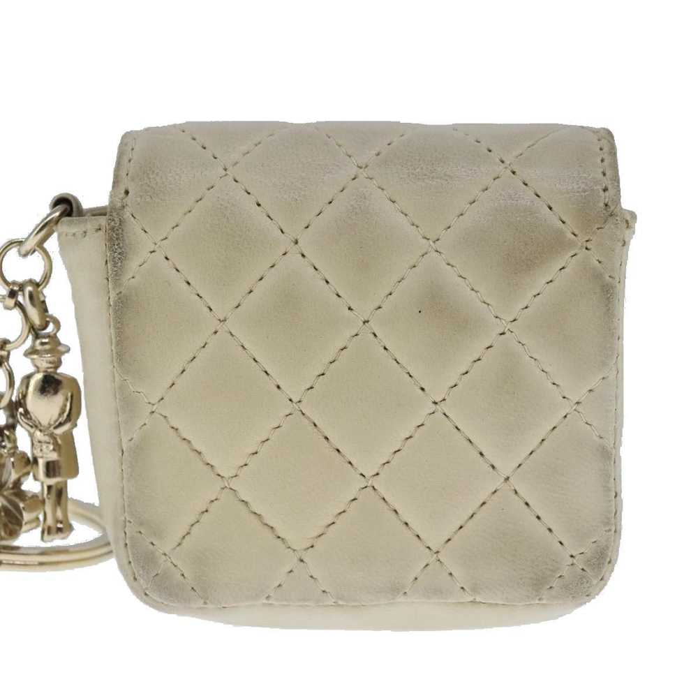 Chanel Coco Mark Beige Leather Wallet (Pre-Owned) - image 2