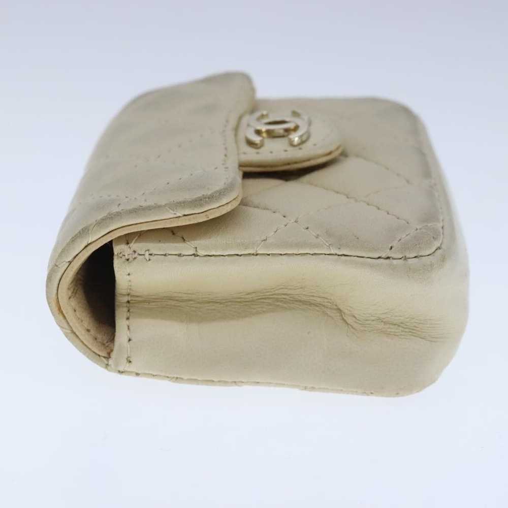 Chanel Coco Mark Beige Leather Wallet (Pre-Owned) - image 3