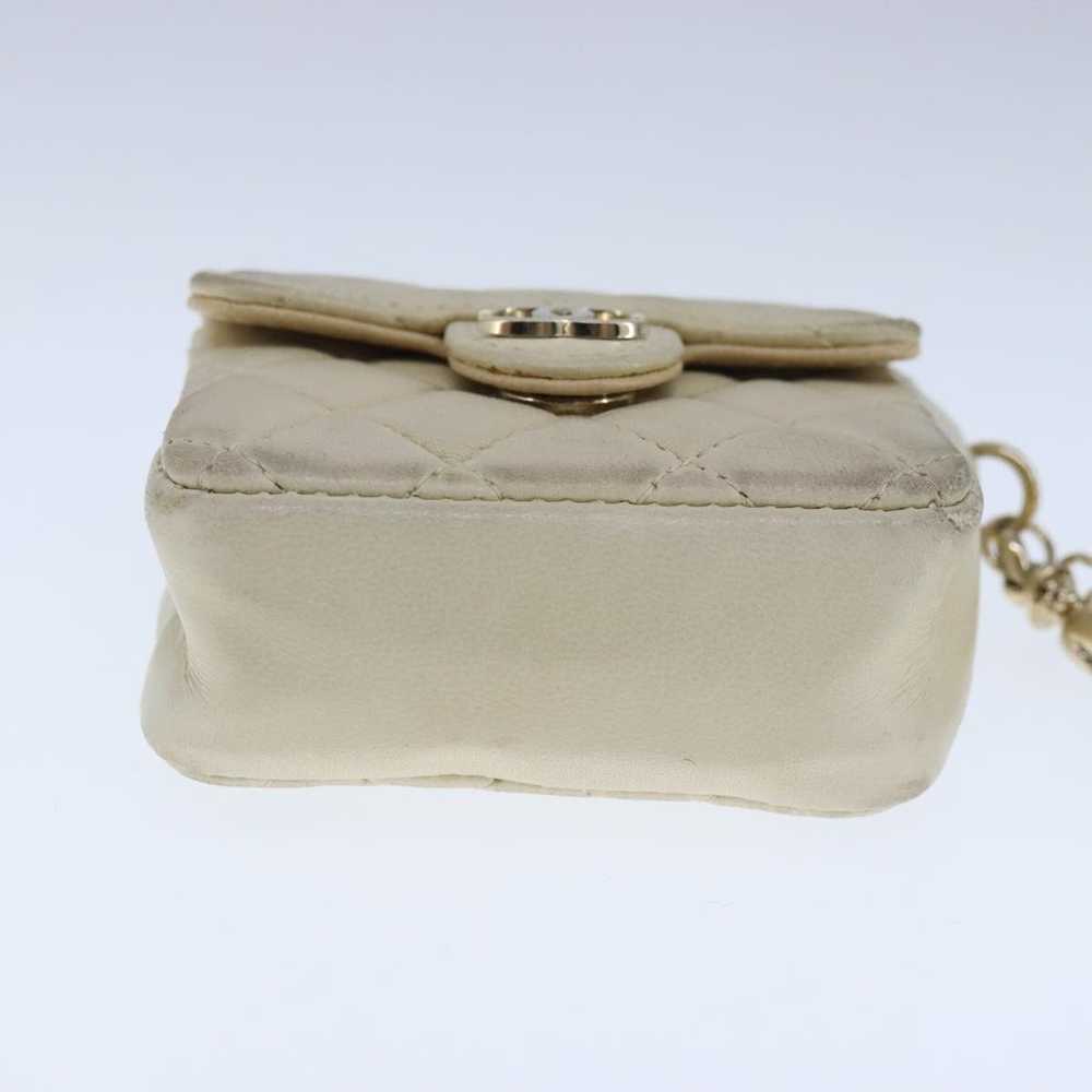 Chanel Coco Mark Beige Leather Wallet (Pre-Owned) - image 5