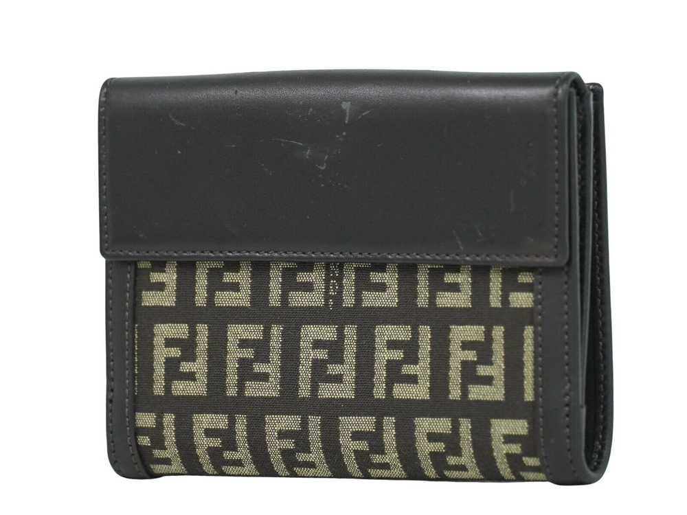 Fendi Brown Canvas Wallet (Pre-Owned) - image 2