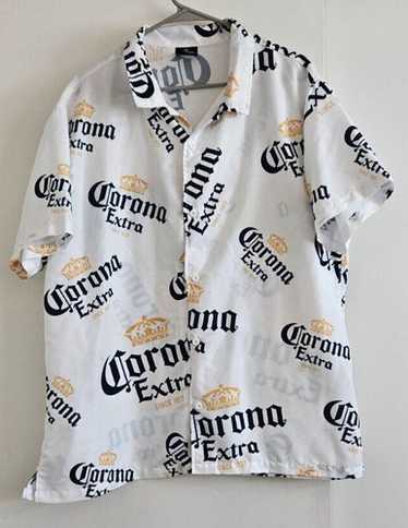 Corona Extra ボタン付きシャツ M Mens corona button-down shirt, - Gem