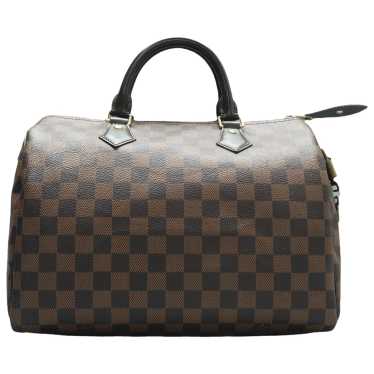 Louis Vuitton Speedy leather tote