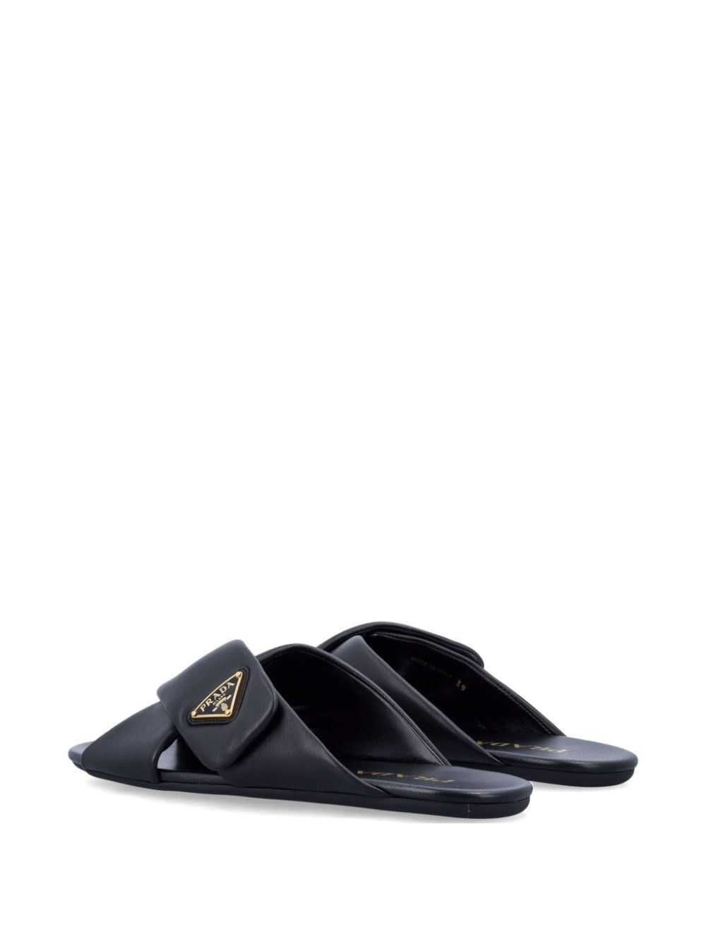 Prada LEATHER SLIDES - image 4