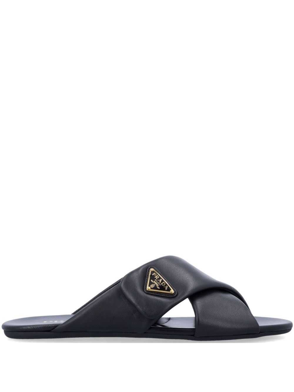 Prada LEATHER SLIDES - image 1