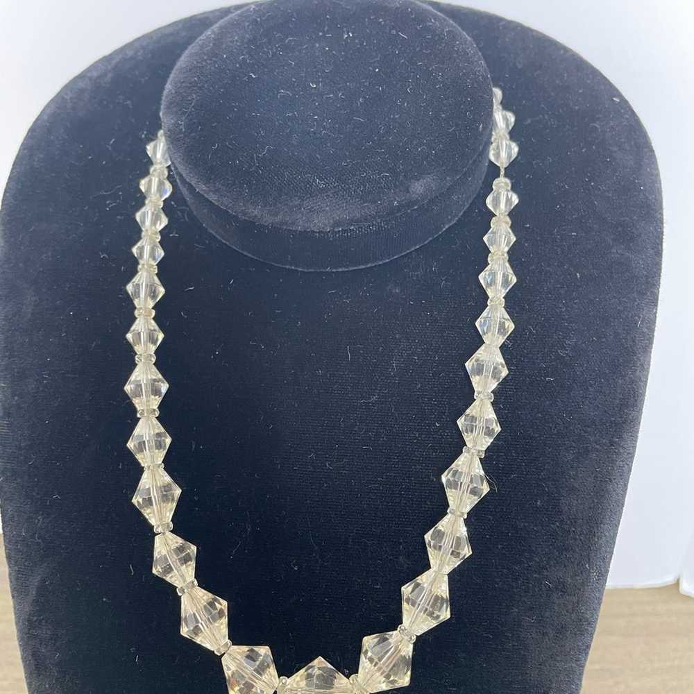 Vintage  Crystal  choker  necklace - image 1