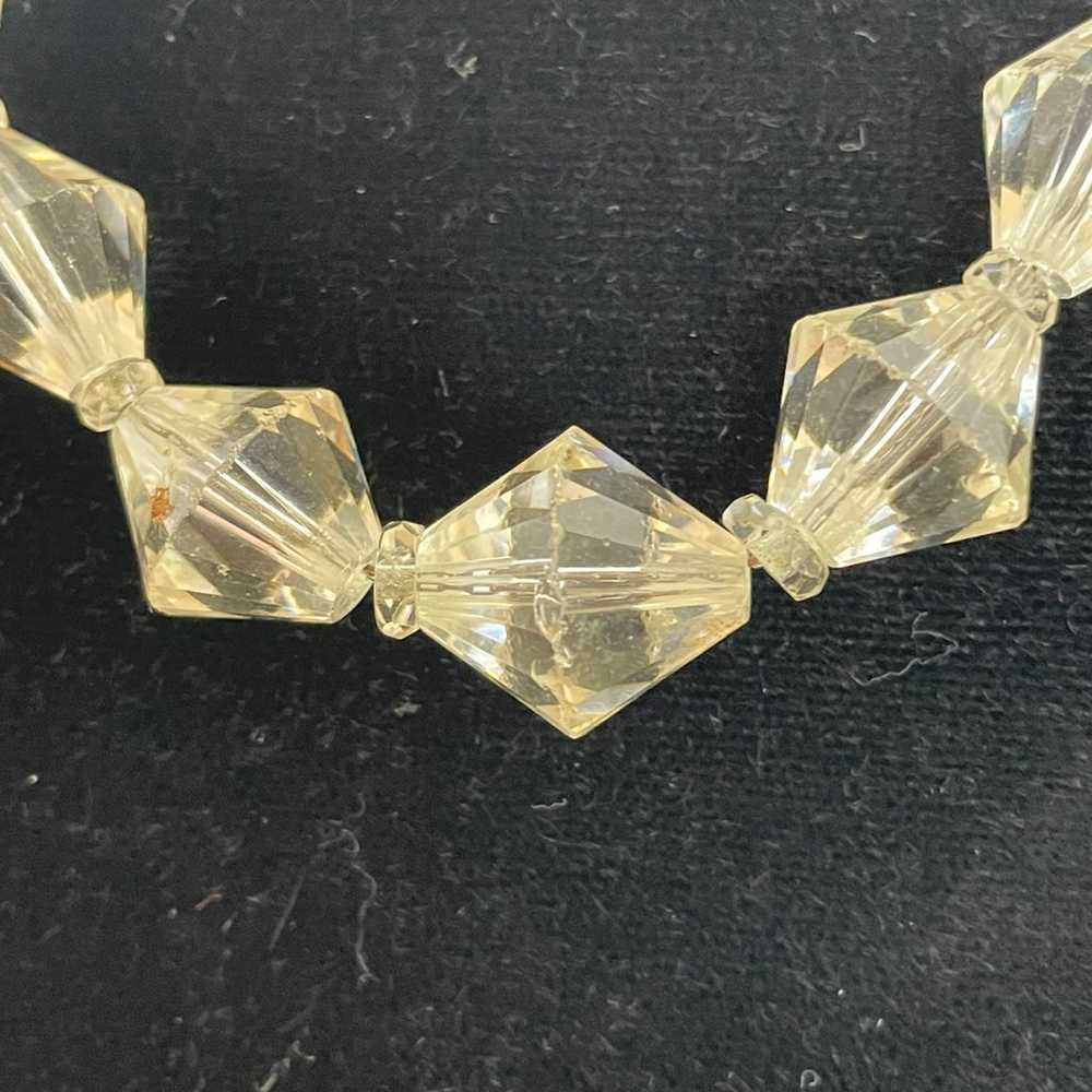 Vintage  Crystal  choker  necklace - image 3