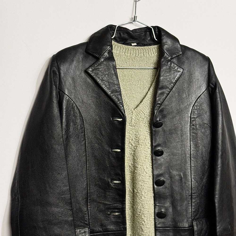 Leather × Leather Jacket × Vintage Vintage Leathe… - image 2