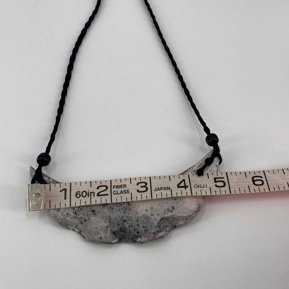 Ceramic bib statement necklace - image 7