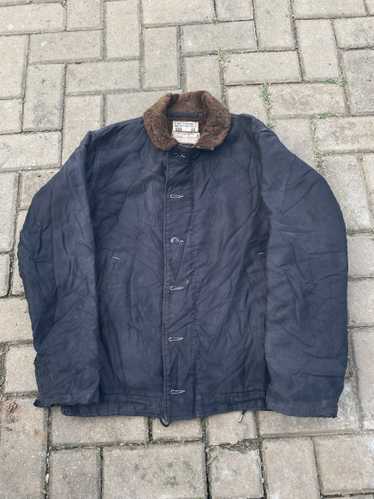 ジャケット・アウター BUZZ RICKSON'S N-1 DECK JACKET 40s MODEL Buzz Rickson's Type N-1 Khaki “NAVY DEPARTMENT DEMOTEX-ED