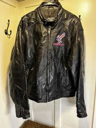 ジャケット・アウター FREEDOM leather riders jacket vintage ✓FREEDOM leather riders jacket vintage