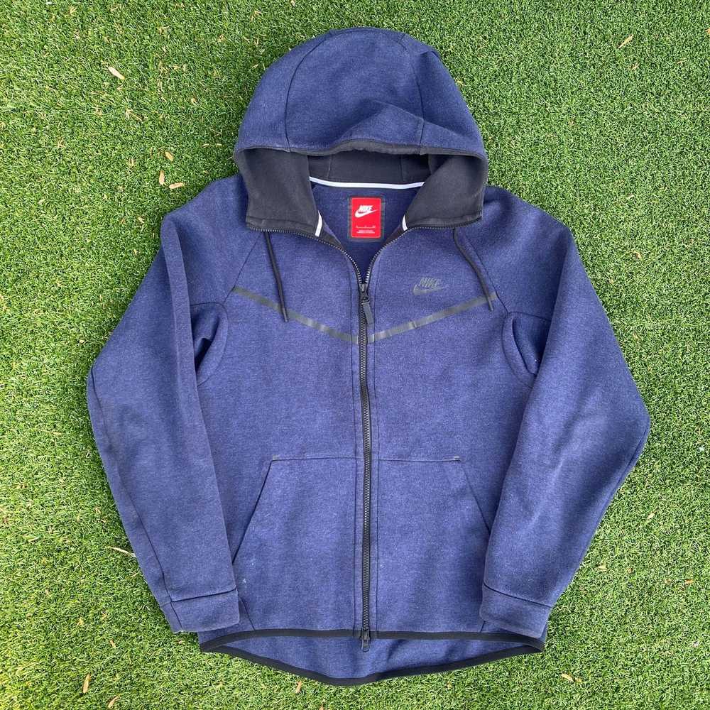 Nike Nike Tech Fleece Hoodie Navy Blue - image 1