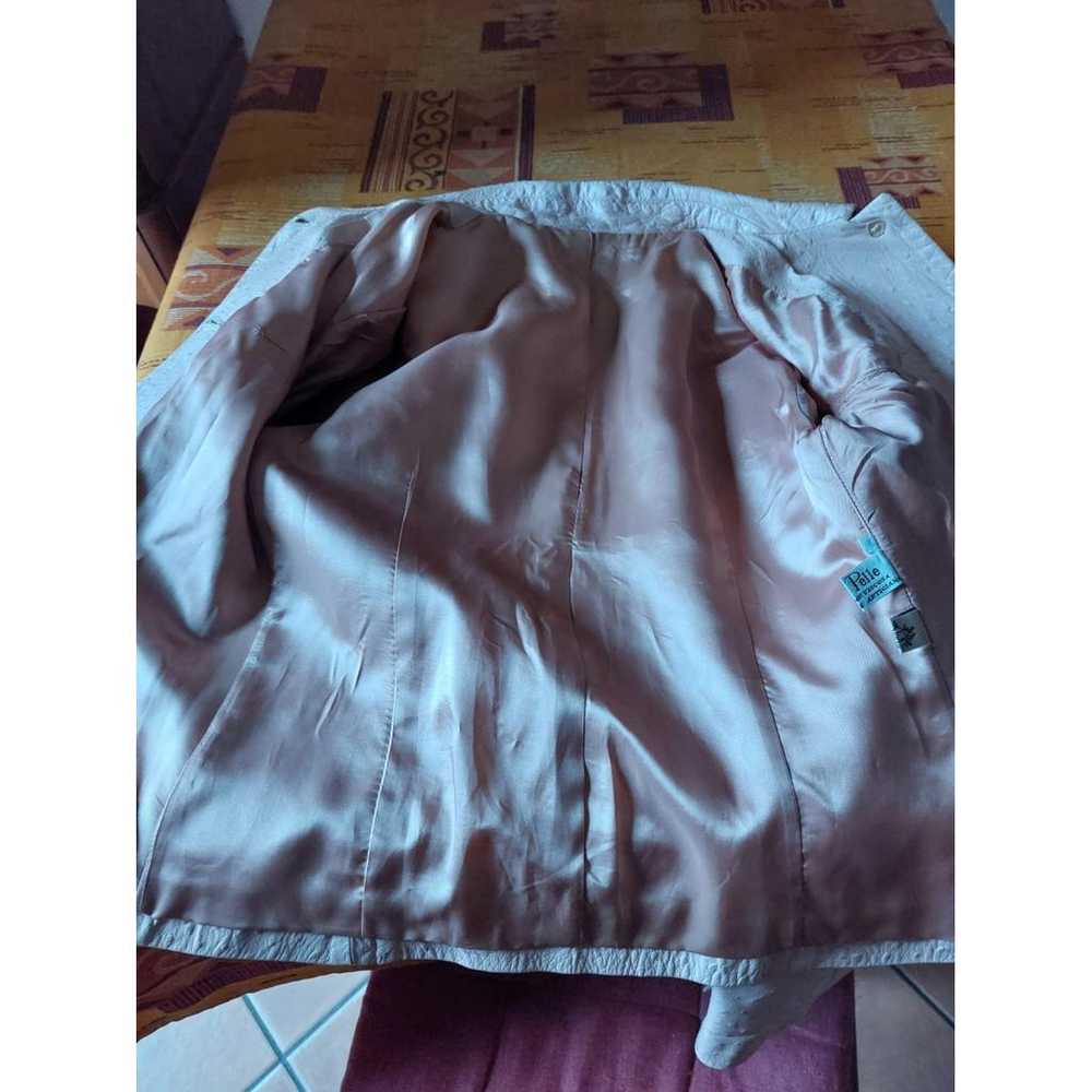 Non Signé / Unsigned Leather blazer - image 9