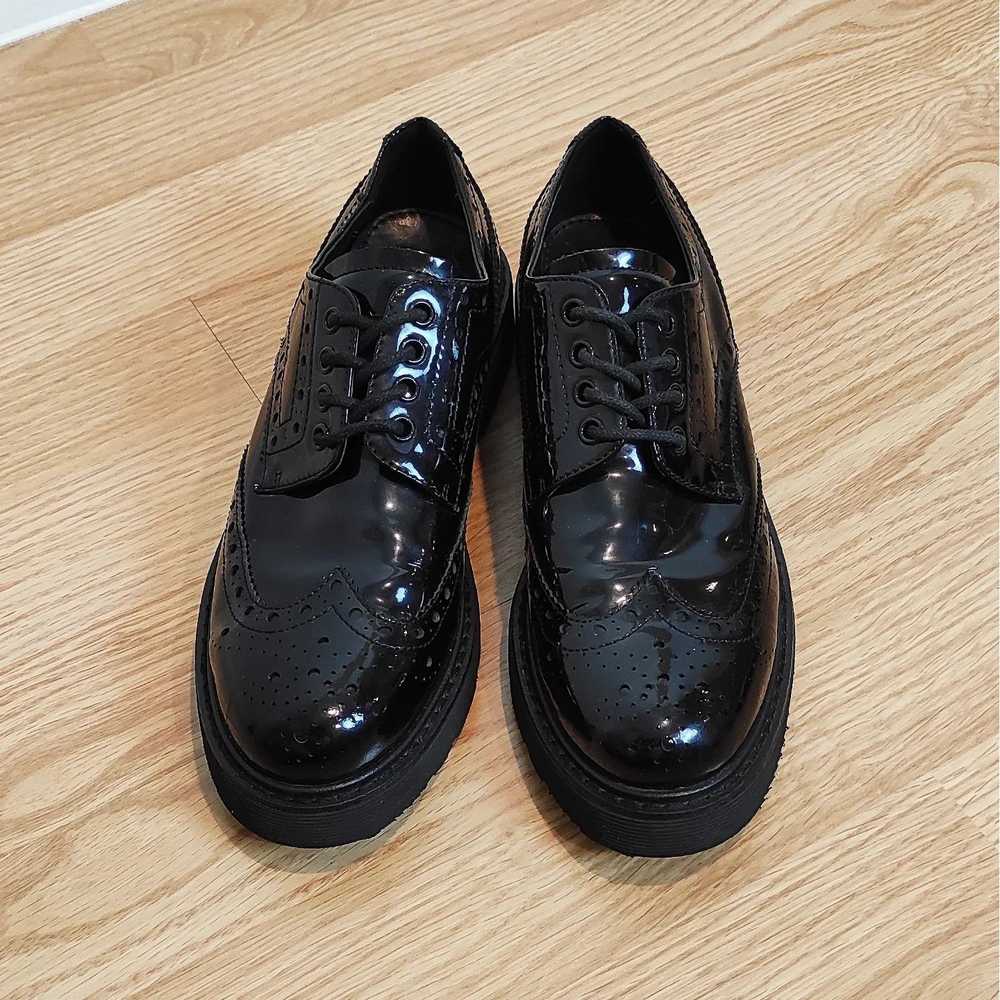 Prada Prada Oxford Derby Brogues Black Patent Lea… - image 2