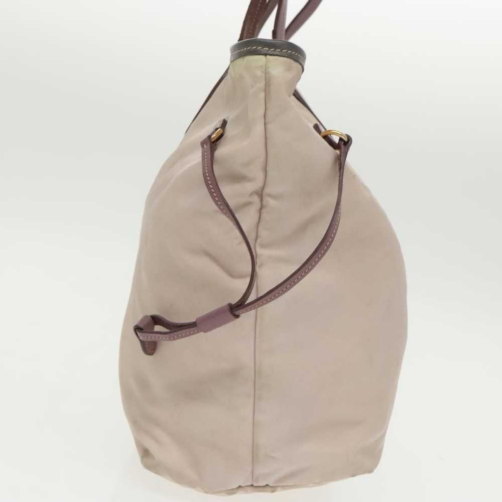 Prada Re-Nylon Beige Canvas Tote Bag (Pre-Owned) - image 4