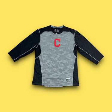 Nike Cleveland Indians nike pro combat long sleev… - image 1