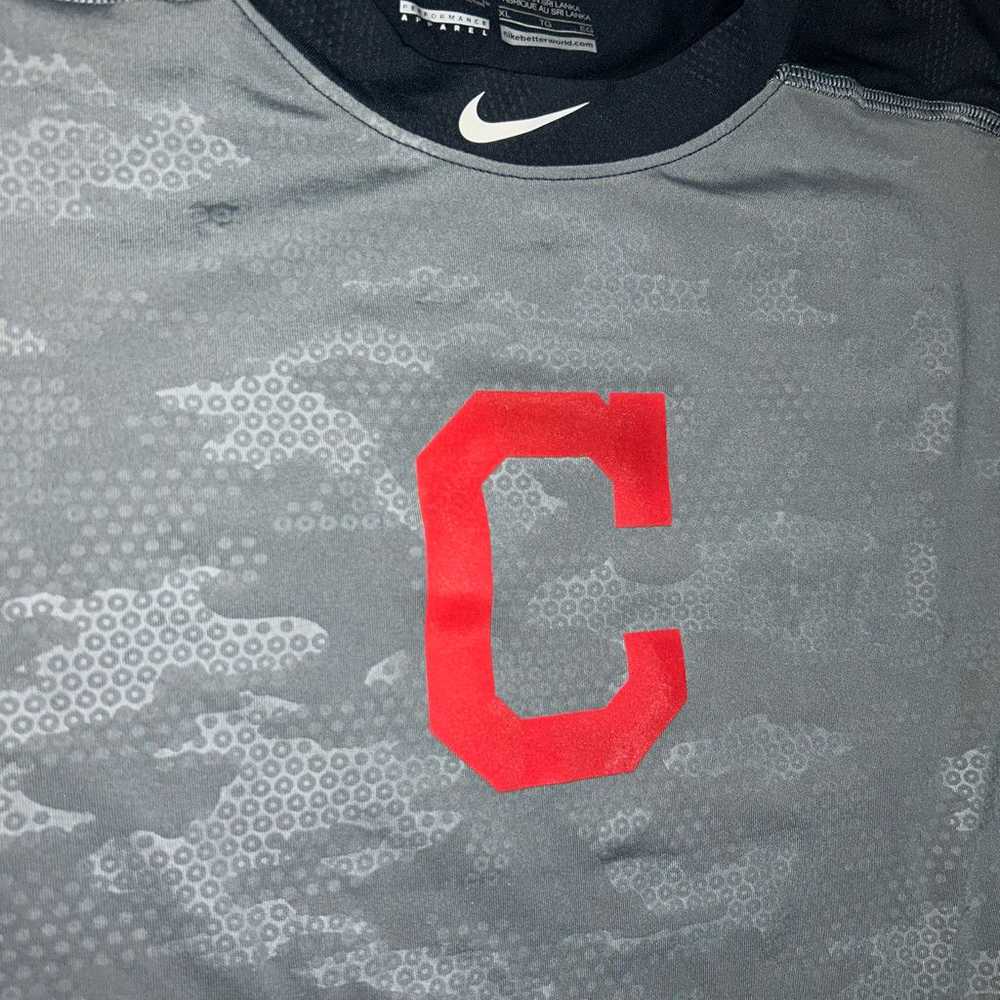 Nike Cleveland Indians nike pro combat long sleev… - image 4