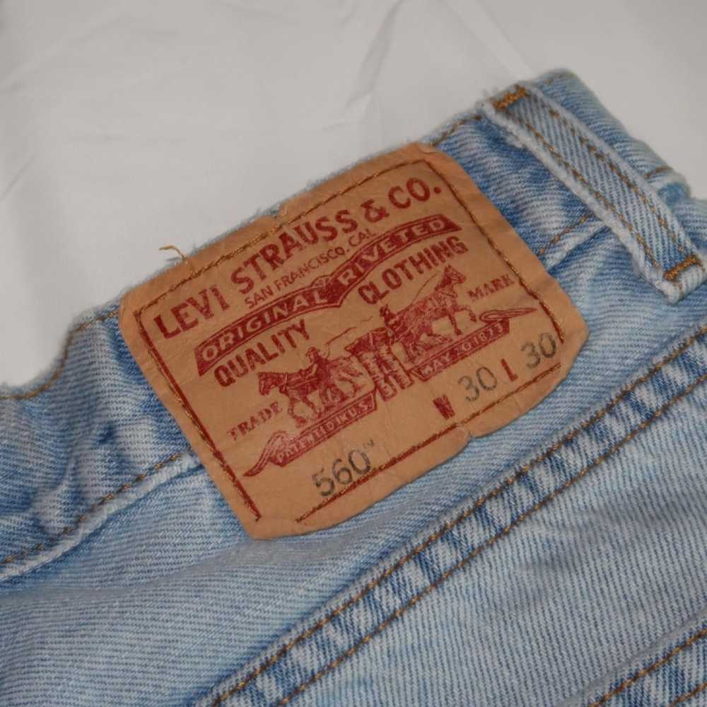 Levi's VINTAGE 560 light wash high waisted LEVI'S… - image 7