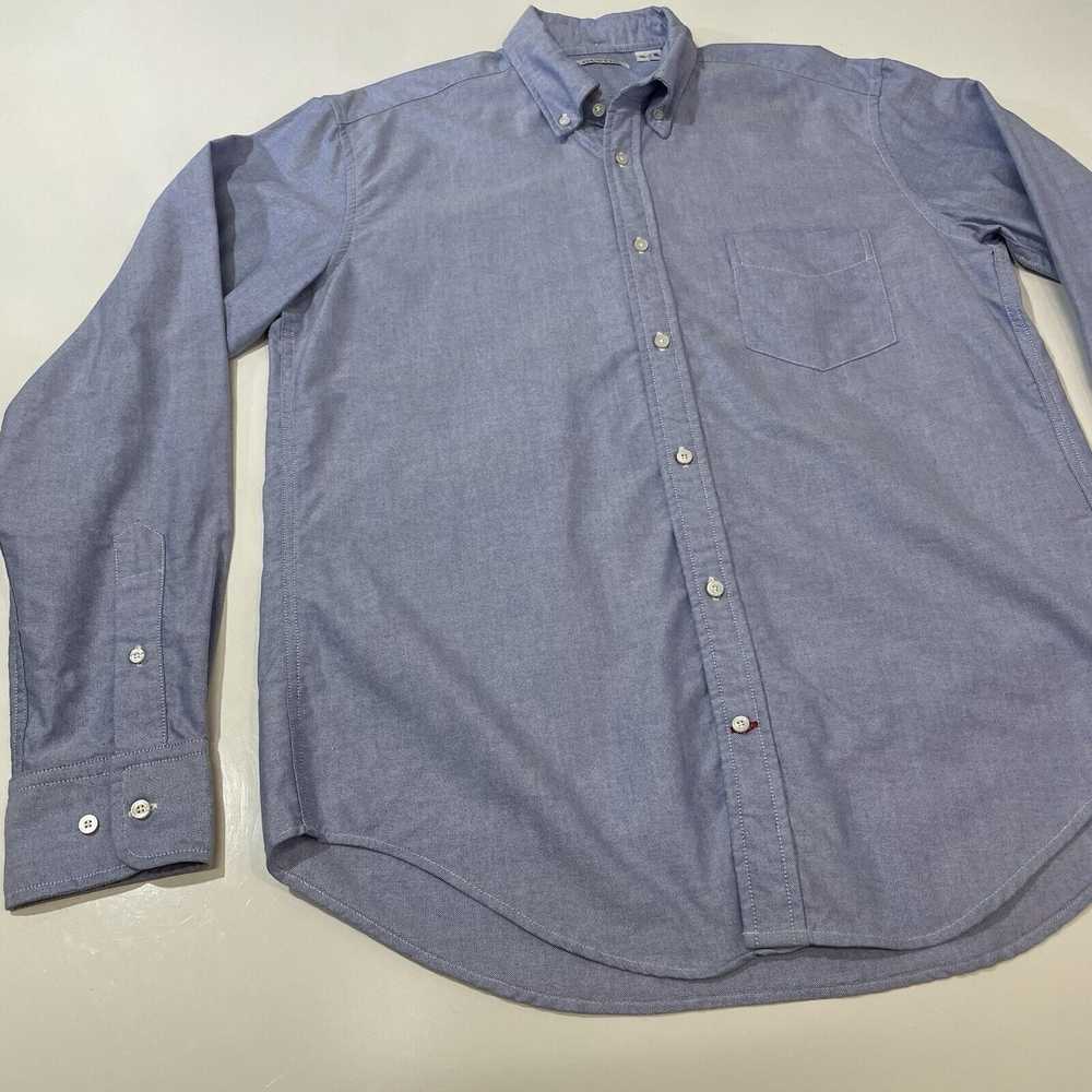 Gustin Gustin Men's Blue Chambray Cotton Long Sle… - image 2