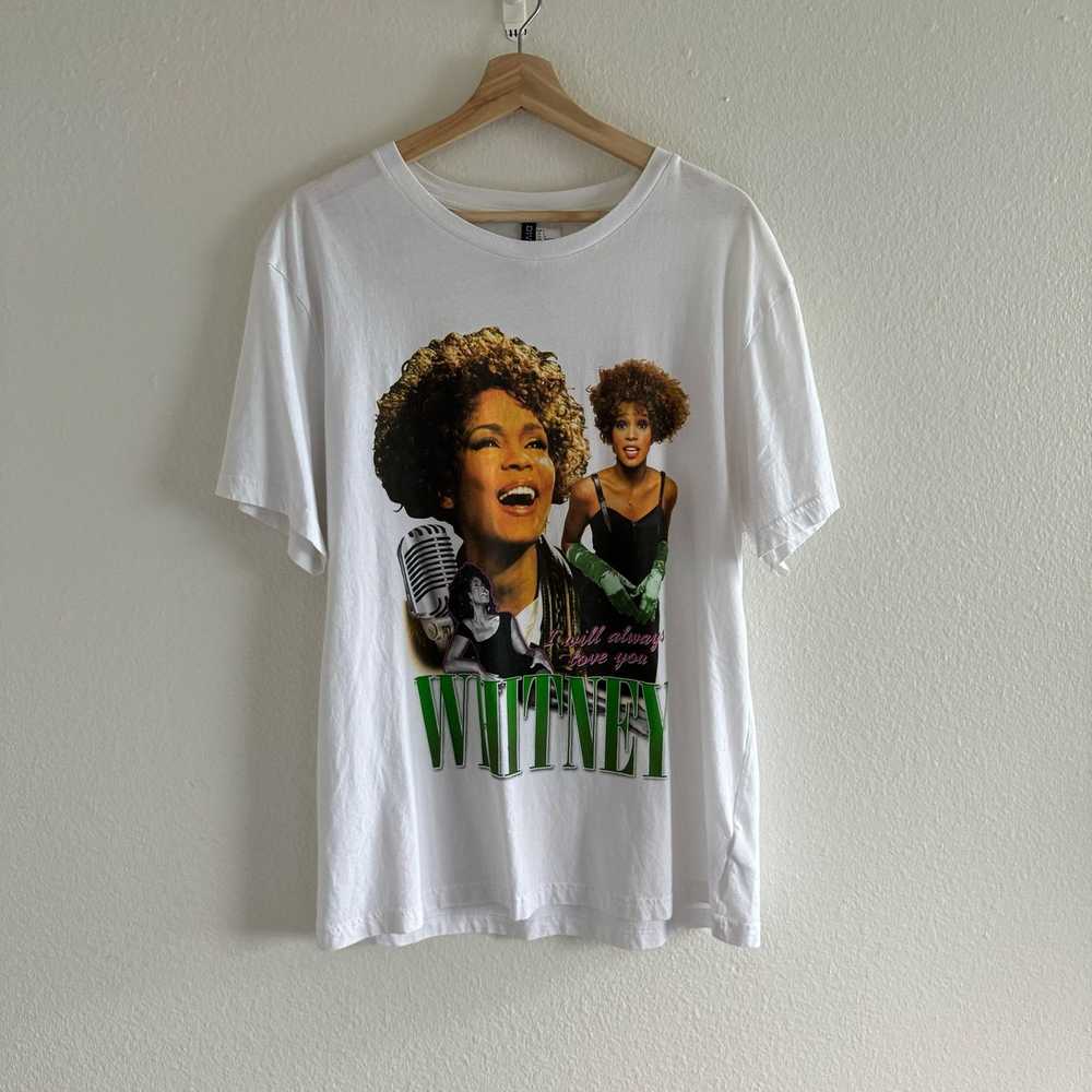 H&M Whitney Houston Graphic Tee L - image 1