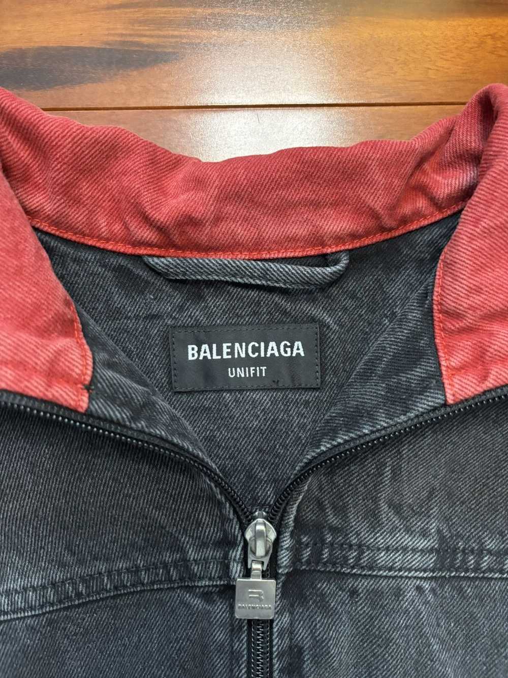 Balenciaga Balenciaga Denim Track Jacket - image 5