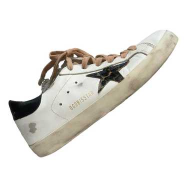 Golden Goose Superstar leather trainers