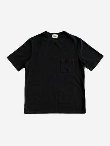 Hermes Hermes Black Embroidered Logo Pocket T-Shir