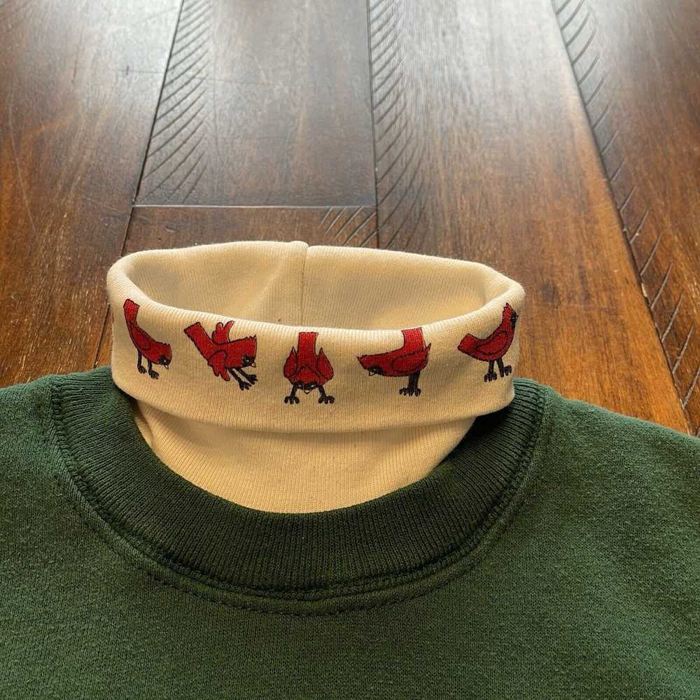 Orvis Vtg Orvis L Christmas Sweatshirt Snowman Us… - image 4